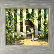 Незванный гость. х.м. 40х40 2025г.