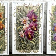 Триптих ОРАНЖЕРЕЯ  х.м. 34х85,49х85,34х85  2026г