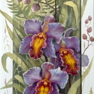 Триптих ОРАНЖЕРЕЯ  прав.часть х.м. 34х85 2026г