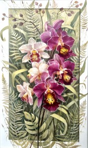 Триптих ОРАНЖЕРЕЯ центр.ч. х.м. 49х85 2026г.