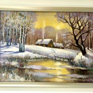 Зимняя сказка х.м. 30х40 2025г.