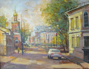 Москва. Вид на улицу Петровка