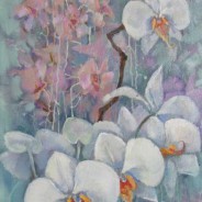 Орхидеи. п.ч. триптих